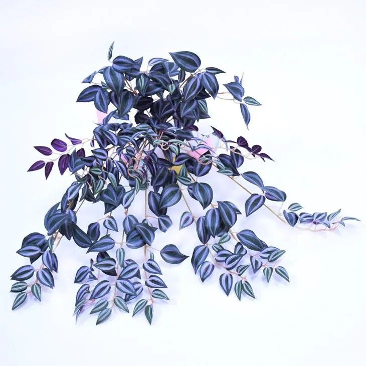 mini purple eyebrow leaf hanger